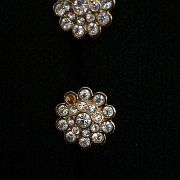 St John Evening Jacket Crystal Buttons Detachable Reverse Collar Sz 4 EC! - Picture 11 of 12